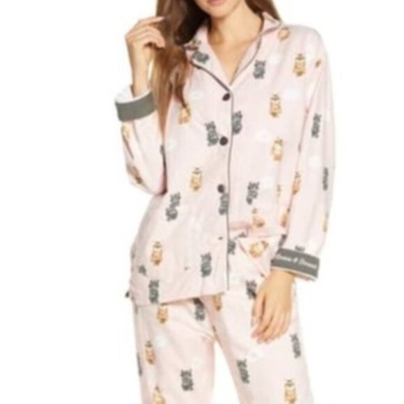 NWT PJ Salvage Meow & Furever Flannel Pajama Top - Picture 10 of 10